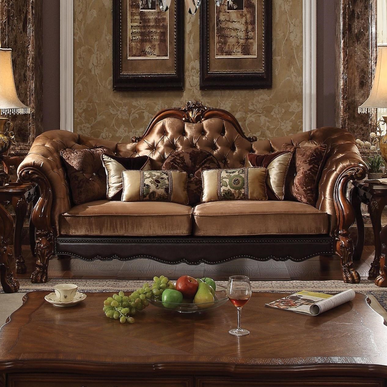 Acme Furniture Dresden II 52095 Traditional European Style Camel Back